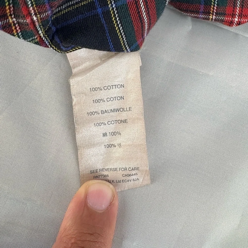 Thomas Mason®‎ for J.Crew Plaided Slim Flannel Shirt